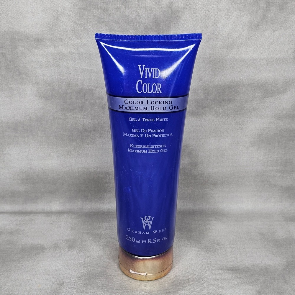 GRAHAM WEBB Vivid Color Locking Maximum Hold Gel 8.5 oz - Rare, Discontinued